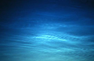 Nuvens noctilucentes